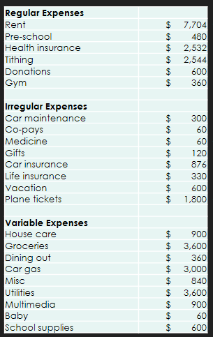expenses